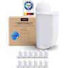 Comedes Filtro acqua per brita intenza, sostituisce Bosch Siemens TZ70003, TZ70033, TCZ7003 & Brita Intenza 575491, compatibile con Siemens EQ Serie e Bosch Vero -Series (12 pezzi)