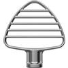 KitchenAid KSMPB5SS - Sbattitore da pasticceria in acciaio inox per mixer KitchenAid con testa inclinabile