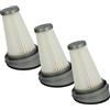 vhbw set da 3x filtro compatibile con Rowenta X-Pert 3.60 RH6933WO, X-Pert 3.60 RH6935WO aspirapolvere - Filtro HEPA anallergico