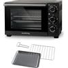 Innoliving Forno Elettrico 15 Litri INN-797, Potenza 1200W, Timer 60 Minuti, Temperatura Regolabile fino a 230°C, Compatto e Versatile, Perfetto per Casa e Ufficio