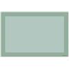 mubusi Tappeto Vinile Cucina Sala - Varie Dimensioni - (Cornice Verde 60x90 cm)