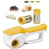 Senza Marca Grattugia elettrica ricaricabile doppio rullo per formaggio cucina casa HM-6112
