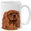 Generic Cute Ruby Cavalier King Charles Spaniel Dog (S1) Tazza Ceramica Tazza Colazione Eleganti Mug Per Tè Latte Ufficio Casa 330Ml