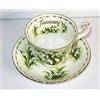 Rofu Royal Albert/Gennaio - Gennaio - Gennaio / 1 tazza e 1 piattino/originale/osso cinese/tazza da collezione