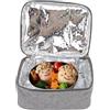 Jwthee Piccolo Forno a Microonde, Riscaldamento Elettrico Lunch Box Elettrico Lunch Box Riscaldato Microonde Portatile Mini Forno Portatile Scaldavivande Per Ufficio, Viaggi, Palestra