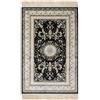SaRani Tappeto Classico Orientale Frange Oro Arredamento Blu Bordeaux Verde Beige HEREK (Blu, 80x150 cm)