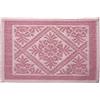 Markotex Tappeto Sardo Stuoia Passatoia tappeto bagno 100% Cotone Made In Italy prodotto in sardegna (Rosa, 3pz)
