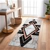 Generic Decorazione Artistica Motivo A Rombi Motivo Marmoreo Tappeto Corridoio 60X150 Cm - Lavabile E Antiscivolo, Tappeto Lungo E Stretto Per Corridoio, Cucina O Entrata, Morbido, Facile Da Pulire Rame
