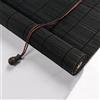 KOOEIN Tende in Bambù Nere,tende a Rullo Ombre,tende Filtranti Per La Luce,schermate Per Privacy,interno/all'aperto,tende Romane Retrò,traspirante,impermeabile,larghezza 50-150 Cm,80x160cm/31.5x63in