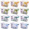 Generico SET 12 vaschette 400 ml assorbi umidità profumate AGRUMI - ALOE VERA - MUSCHIO BIANCO - TALCO anti odore muffa deumidificatore sali per bagno cucina camper roulotte ripostiglio dispensa armadio