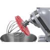 WHISK WIPER Frusta Wiper PRO per mixer con supporto - Mix senza sporcare - L'ultimo accessorio per mixer stand - compatibile con mixer KitchenAid (per miscelatori inclinabili, rosso)