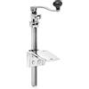 Forgast Apriscatole da Banco Tavolo, in Acciaio Inox, Apriscatole Professionale Manuale per Lattine Grandi, Regolabile Fino a 31 cm, Efficiente e Facile da Usare, Ideale per i Ristoranti