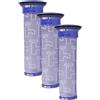vhbw 3x filtro pre-motore compatibile con Dyson DC47, DC46, DC47i, DC38, DC36, DC38i aspirapolvere - filtro salvamotore, lavabile