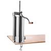 GIANTEX Riempitrice per Salsicce, 5 kg, Macchina Manuale per Salame, Insaccatrice per Salsiccia, con Morsetto da Tavolo e 6 Tubi di Riempimento