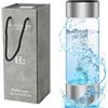 Sonhomay Idrogeno bottiglia d'acqua 14. 7oz portatile acqua ricca di idrogeno vetro ricaricabile ionizzatore generatore acqua vetro tazza salute tazza per la casa viaggio