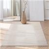 the carpet Santo Plus tappeto moderno - tappeto di alta qualità per soggiorno, camera da letto, color crema, tappeto boho in 200 x 280 cm in polipropilene