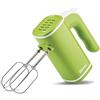 Girmi SB0303 Sbattitore, 150 W, 5 velocità + Turbo, Accessori inclusi INOX, Verde