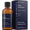 Mystic Moments Olio Essenziale Di Geranio Rosa - 100ml - 100% Puro