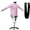 AEOLUS EOLO Home & Professional EOLO Stirasciugatrice SA05 SP INOX Stira Asciuga Camicie Camicette Pantaloni Stiro Facile Manichino Ferro Verticale Stiratrice Supporto 5 Ruote 2 Programmi Made in Italy Garanzia 5 Anni Efficienza A++