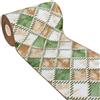 emmevi Tappeto Cucina Bordato Antiscivolo Assorbente Passatoia Colori Accesi Patchwork 57x190 Cm Verde