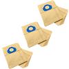 vhbw 30x sacchetto compatibile con Nilfisk 70GA, GA70, 84GS, GA-70, GM-80, GM90, GM80, GM-90 aspirapolvere - 34cm x 24cm color sabbia