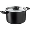 Ikea (004.622.13) HEMLAGAD - Pentola con coperchio, 5 l, colore: Nero