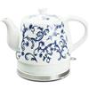 Hokcus Bollitore elettrico in ceramica senza fili, teiera retrò 1L brocca, base rimovibile veloce acqua, spegnimento automatico, protezione a secco 1000W/B