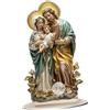 Milageto Decorazione Sacra Famiglia 2D, Ornamento Natalizio, Centrotavola da Collezione, Insegna Acrilica, Decorazione Religiosa per la Casa, Ufficio, 11.4 Cm X 20 Cm