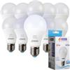 E-QUICKLY Lampadine Led E27-20W equivalenti 140w, Lampadina luce bianco fredda, 6000k, Lampada attacco grande, Lampade A65, alta efficienza 1800 lumen, risparmio energetico basso consumo, 10 PZ