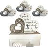 Generico Ametista Regali Bomboniere 4 pezzi Orologio 15x10,5cm per Ogni cerimonia complete di Scatole, Nastri, Bigliettini personalizzati e Confetti