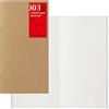 Designphil TRAVELER'S notebook 003 Blank Notebook 2pc Set 14247006 (Japan Import)