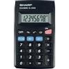 Sharp El233SBBK - Calcolatrice da scrivania, colore nero