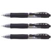 Pilot Lot de 3 Minis Stylo roller Encre gel G2 XS7 PIXIE Tracé 0,4 mm (Bille 0,7mm) Noir