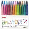 Pentel SES15C-24ST Brush Touch Sign Pen, Set of 24 Colors