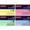 herlitz Schede A7 800 pezzi a righe bianco confezione grande, DIN A7 | bunt liniert, 1