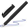 Schneider, penna stilografica bianco perla Ceod Shiny, per mancini e destrorsi, con pennino M, inclusa cartuccia di inchiostro blu oltremare, colore: nero intenso