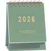 Lanmijia Mini Calendario da Scrivania 2025-2026, luglio 2025 fino a dicembre 2026, pianificatore del calendario desktop, PiccoloCalendario da Tavolo Ribaltabile 2026 per casa, ufficio, scuola, lavoro