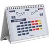 RaceTracks.pl Calendario da tavolo per la stagione F1 2026 A5, pratico calendario stagione Formula 1 con grafica di piste, date del Gran Premio e sezione segnapunti, carta premium 300 g/m2