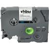 vhbw Cassetta nastro sostituisce Brother TZE-115 per etichettatrice 8m x 6 mm bianco su trasparente