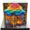 LZQHQYVF Calendario 3D 2026, calendario 3D, albero dei chakra, scultura di carta strappabile con luce, planner settimanale creativo intagliato calendario da scrivania artistico, decorazione da scrivania