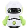 equlup Temperamatite manuale, 4,1x2,2 pollici Verde a forma di robot Temperamatite a manovella Materiale scolastico portatile in plastica per cancelleria per la scuola domestica