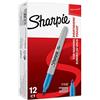 Sharpie Pennarelli Indelebili, Punta Fine, Scatola da 12, Blu Brillante