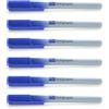 office box, Confezione da 6 penne stilografiche usa e getta a inchiostro blu PS128 con punta metallica e mirino a inchiostro, inchiostro fluido e scrittura morbida, ideale per tutti i tipi di usi e