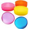 CALLARON Spugna per Contare Soldi 5 Pezzi in Plastico, Cilindro | Design Antiscivolo, Formato Compatto da Banco, per Contanti e Ricevute in Ufficio o Negozio Colore Casuale