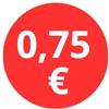 B BALSAT BALSAT Etichette Prezzo 1€, 2€, 3€ OFFERTA Euro Pack da 500 Adesivi Rotondi Rossi Adesivo Deccesa Prezzo Stickers Sconti Offerta Liquidazione (0,75 €)