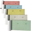 GUTE LINES Blocchetti Numerati da 1-100, 100 Pagine, Formato 6 x 13 cm, Multicolore, per Sagre, Eventi, Lotterie, ecc