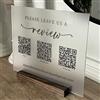 Pahdecor 3D Multi Qr Code Sign Personalizzato Acrilico Social Media Etichette Storage Wifi Holder Personalizzato Cash App Venmo Instagram Business Scansione per Pagare Menu Pagamento Negozio di