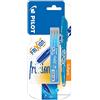 PILOT Frixion Ball Set 1 Penna e 3 Ricariche Inchiostro Gel Termosensibile, Punta Media Blu, Turchese, Set da 4 Pezzi