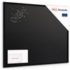 ALLboards Lavagna nera 100 x 80 cm, con cornice in legno ECO, colore nero, lavagna, gesso, lavagna con cornice in legno, lavagna da appendere