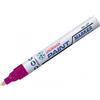 Generico Confezione da 12 pennarello marcatore indelebile SNOWMAN paint marker smalto punta tonda VIOLA
